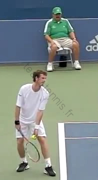 Andy Murray au service - descente des bras