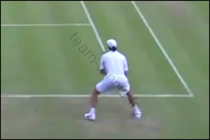 La position d'attente pour le retour de service au tennis