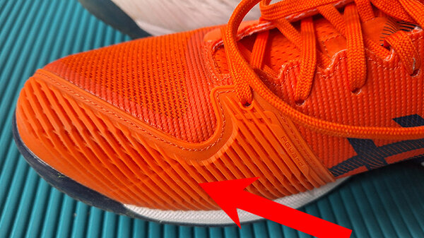 Renfort PGuard sur les Asics Gel Solution Speed FF3