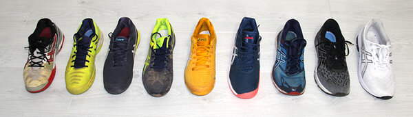 Mes chaussures Asics