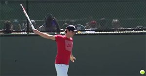 Le revers de Roger Federer