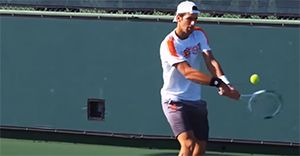Le revers de Novak Djokovic