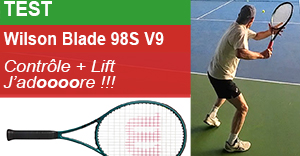 Test de la raquette de tennis Wilson Blade 98s