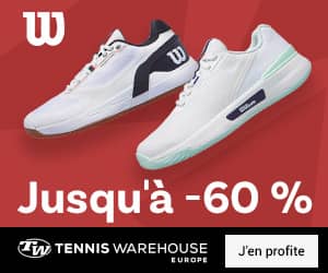 Promo chaussures tennis Wilson