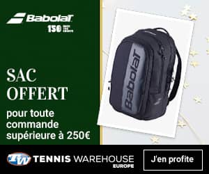 Un sac Babolat Tennis offert