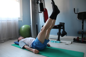 Exercice de gainage pour les muscles transerses