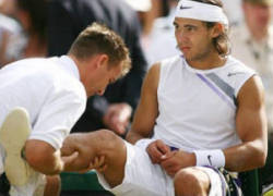 Rafael Nadal blessé au genou