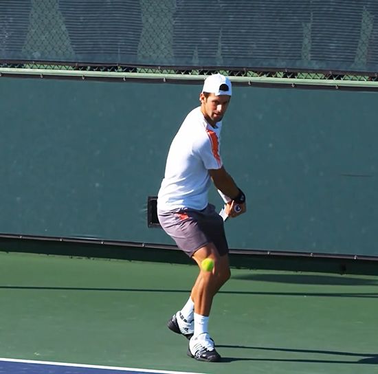Revers de Novak Djokovic - Fin de la mise à niveau