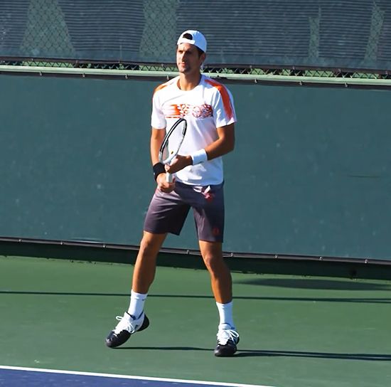 Novak Djokovic - Position d'attente